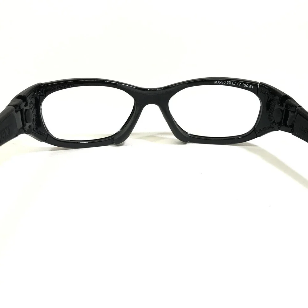 Rec Specs Maxx Athletic Goggles Frames MX-30 #1 Black Polished Red 53-17-130
